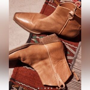 We The Free Tan Wesley Ankle Boots
